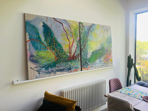 Being Present In Winter II (diptych)