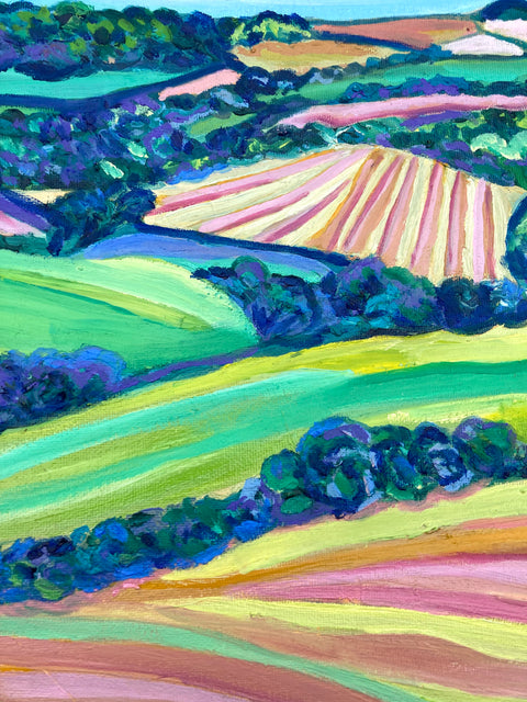 Dorset Downs (framed)