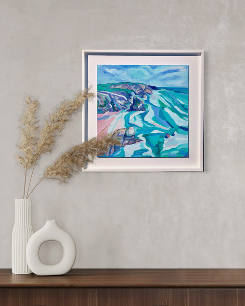 Bedruthan Steps (framed)