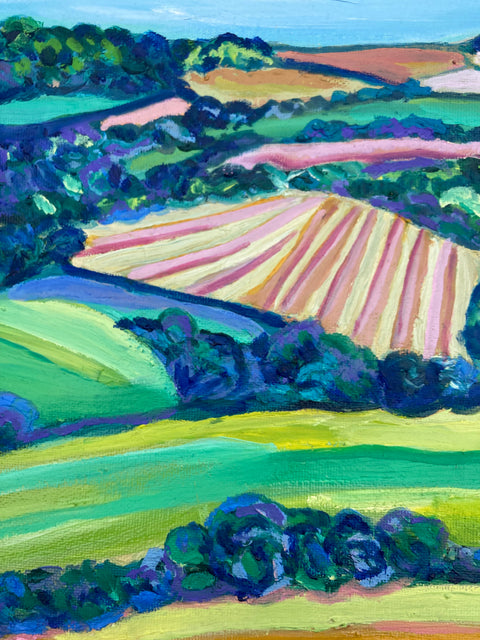 Dorset Downs (framed)