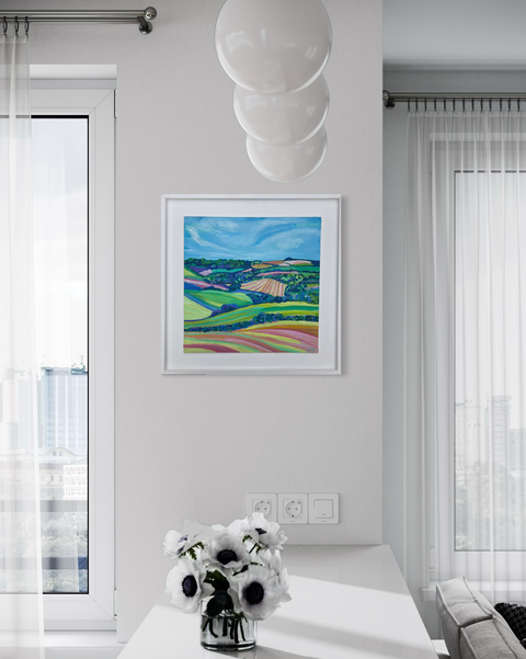 Dorset Downs (framed)