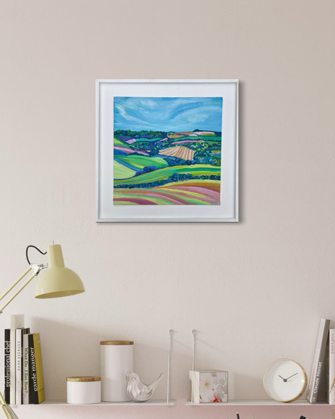 Dorset Downs (framed)