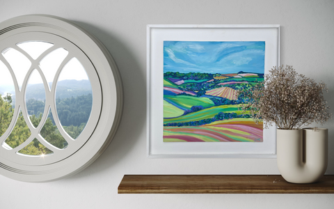 Dorset Downs (framed)