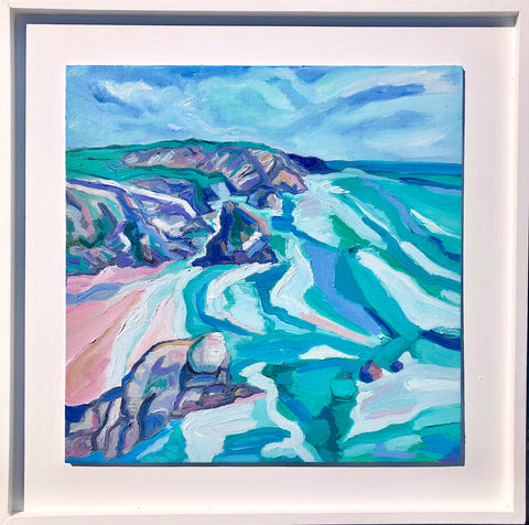 Bedruthan Steps (framed)