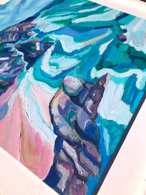 Bedruthan Steps (framed)